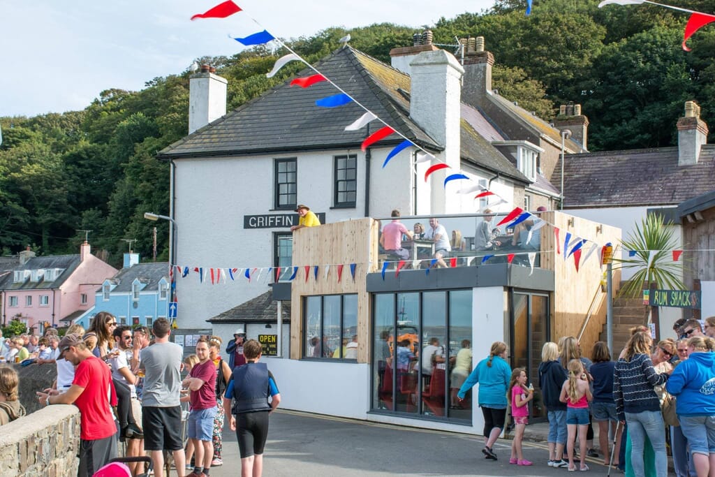 The Griffin Wall - longest bar in Pembrokeshire The Griffin Wall - longest bar in Pembrokeshire