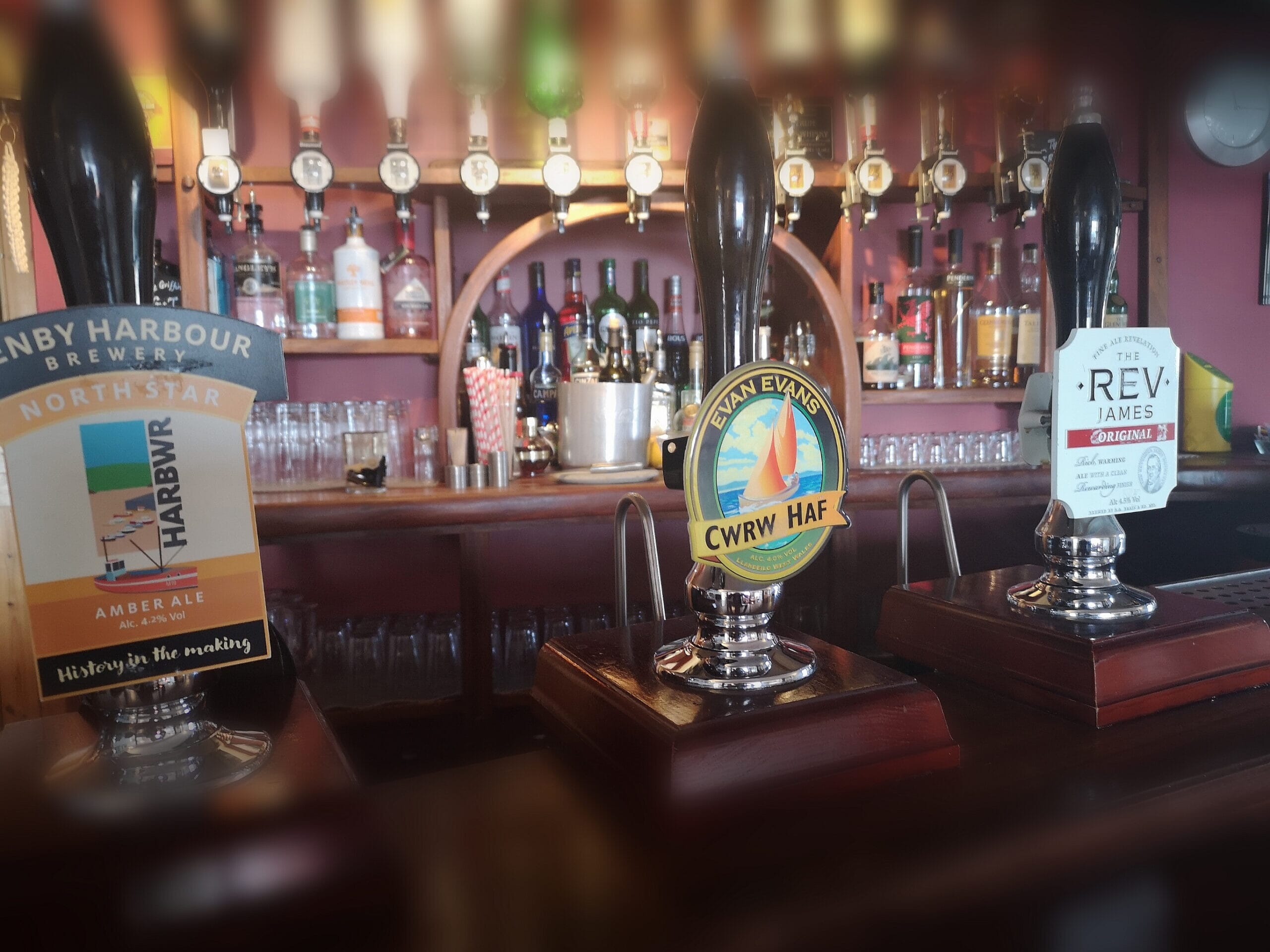 Local Pembrokeshire ales/ beers served at The Griffin in Dale Pembrokeshire