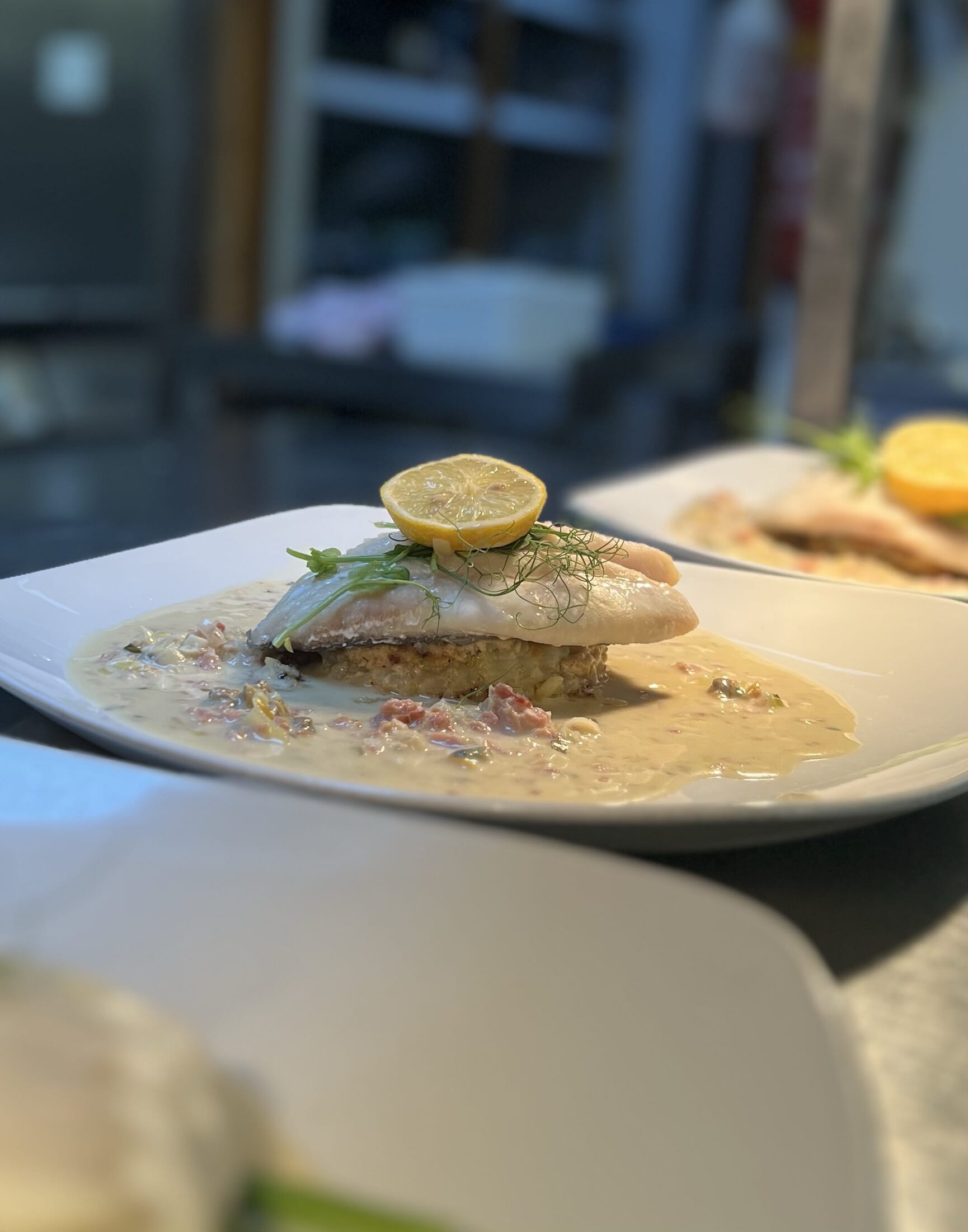 John Dory - one of the many fresh fish on the menu at The Griffin Restaurant, Bar in Pembrokeshire